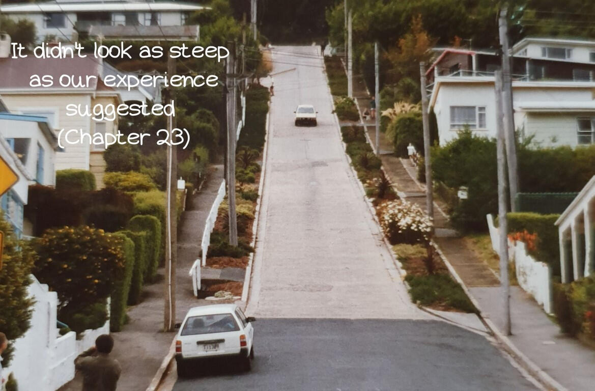 It didn't look as steep as our experience suggested